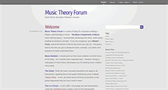 Desktop Screenshot of musictheoryforum.com